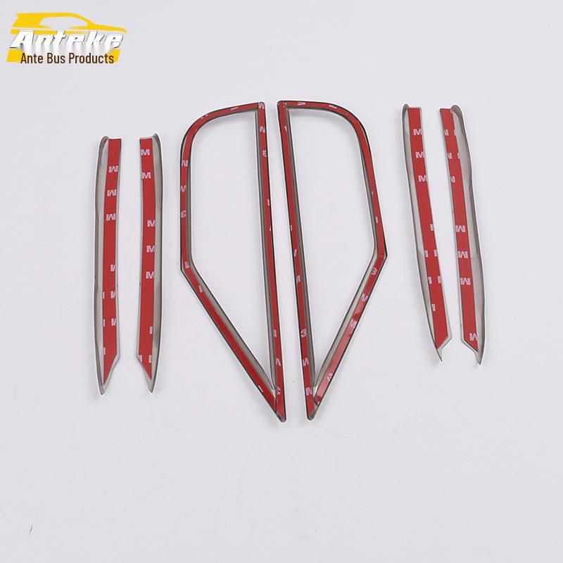 Stainless Steel Fog Light Trim for 18 Tiguan – Decorative Car Accessories