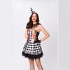 M-XL Plus, Vampire Zombie Clown, Female Adult, Stage Uniform Halloween Costume