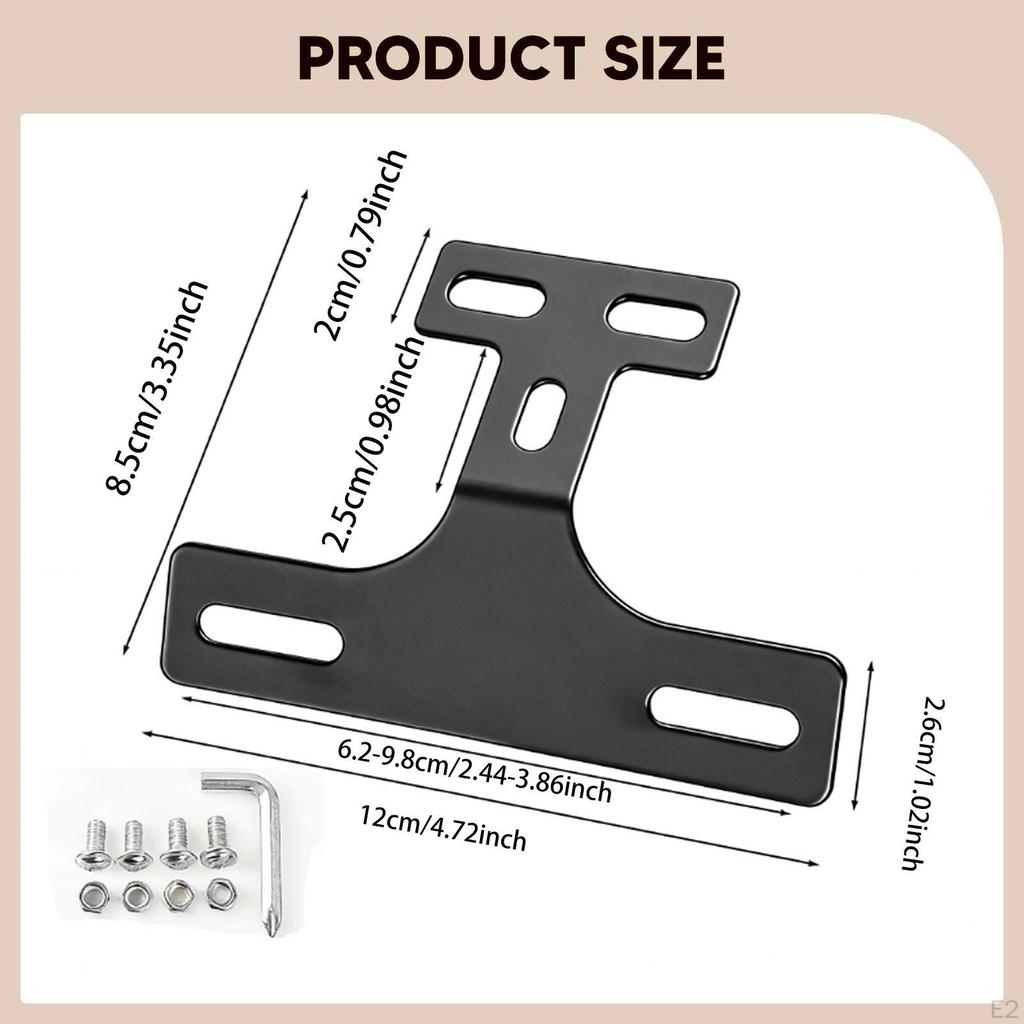 Bracket Taillight Mount Heavy Duty Long Term Use with Screws Electric Scooters Accessory Stable