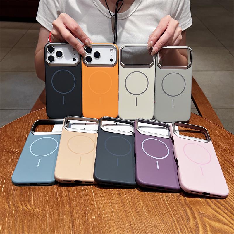 iPhone 17 Air Magnetische Hülle, Mattes PC Stoßfestes Cover für Apple 16, 15 Pro Max