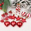 Christmas Tree Decoration Set Holiday Baubles Shatterproof Christmas Tree Decorations Assorted Color Pendant