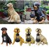 Garden Ornament with Illuminated Dogs Decorative Outdoor Lighting