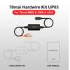 "70mai M800 X200 Step-down and A810 UP03 Parking Monitoring Line for M500 - Perfect for Safe Driving."