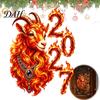 Decorative Window Film for Glass Chinese New Year Stickers, 2027 Goat Static Clings, Reusable PVC Stickers Lunar Xmas Decor Home Shop Decoration