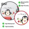 Creative Gift for Kids Christmas Cute Penguin Wall Sticker Merry Cartoon Animal Art Decal Decals Removable Peel And Stick Murals Room Bedroom,