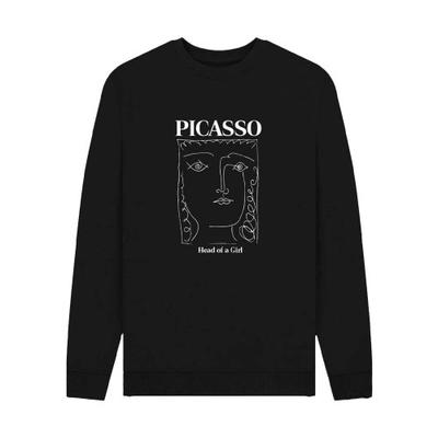 Apoh Unisex Adult Head Of A Girl Picasso Sweatshirt