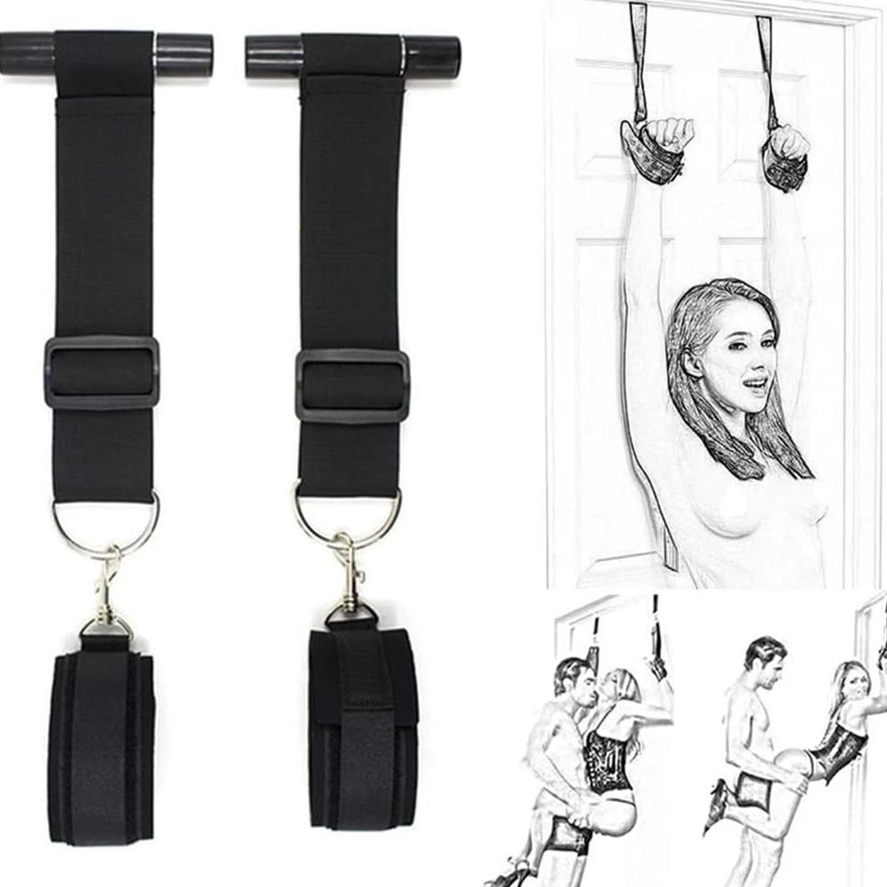 Shackles On The Door  Bondage Restraint Sex Swing Hanging On Door Fetish Slave Adult Erotic Accessories Adult Sex Games