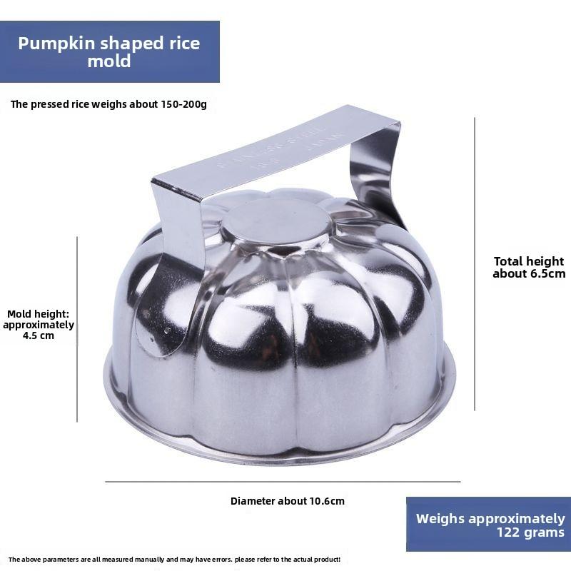 

Papaya plum blossom rice mold, runny egg roll rice mold, pumpkin shape model, Mishima mold