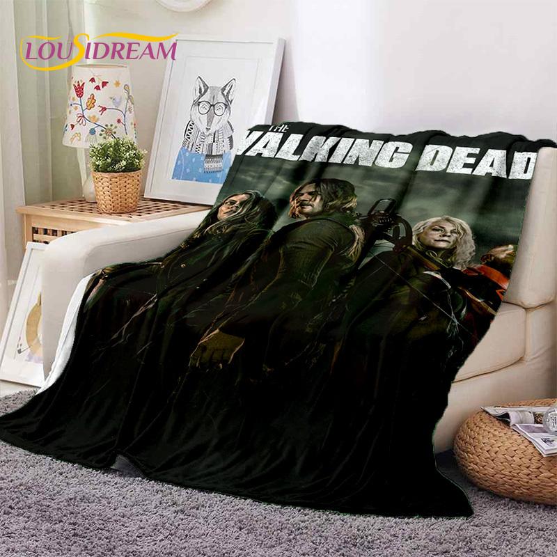 The Walking Dead Lincoln TWD Coperte Morbide, Coperta Plaid Calda Coperta Confortevole per Picnic Letti Divano Camera da Letto Casa Regalo