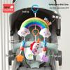 Beijiali Rainbow Stroller Pendant Wind Chime - Educational Newborn Baby Toy (0-1 Year)