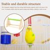 Parrot Perch Wood Bird Playground Triangle Perch Playground For Parakeet Canary Cockatiel Finch Training Toy For Inside Outside