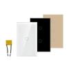 US Standard Zigbee Smart Glass Switch with Alexa Voice Control, App Support, and Customizable Single Zero Fire Switch