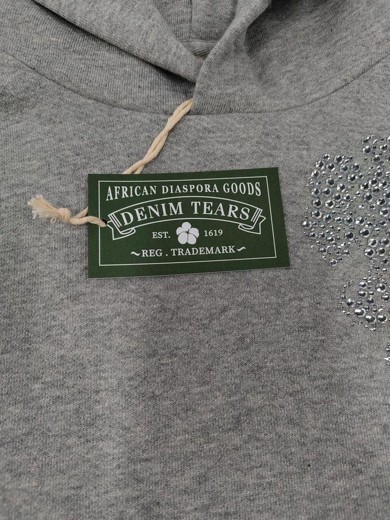 Deluxe Denim Tears Floral Hoodie & Hose Set für Herren