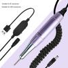 Nail Art Grinding Pen & Polisher: Metal Handle for Nail Polishing & Removing