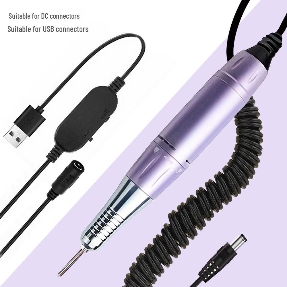

Nail Art Grinding Pen & Polisher: Metal Handle for Nail Polishing & Removing