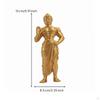 Buddha Statue Muscular Decorative Figurine Blessing Pose Standing for Vehicle Display