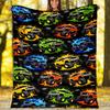 Truck Theme Printed Blanket - Perfect for Couch, Bed, Travel & Outdoor Use | Machine Washable, Cozy & Durable.