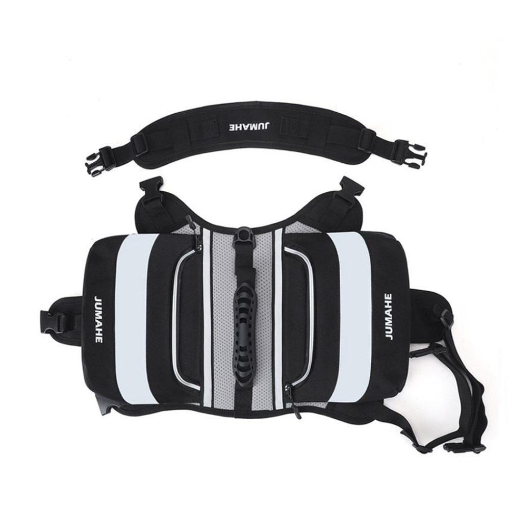 

2024 Новый рюкзак для собак, самодельный рюкзак для собак больших и средних размеров, спортивная дорожная сумка для собак на открытом воздухе чёрный