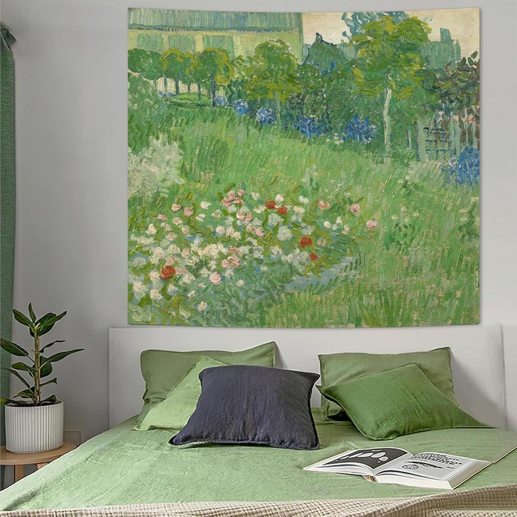 Mountain Mist and Pine Tapestry: Serene Wall Art for Tranquil Home Decoration Misty Mountain Pine Scene Tapestry Room Decor
