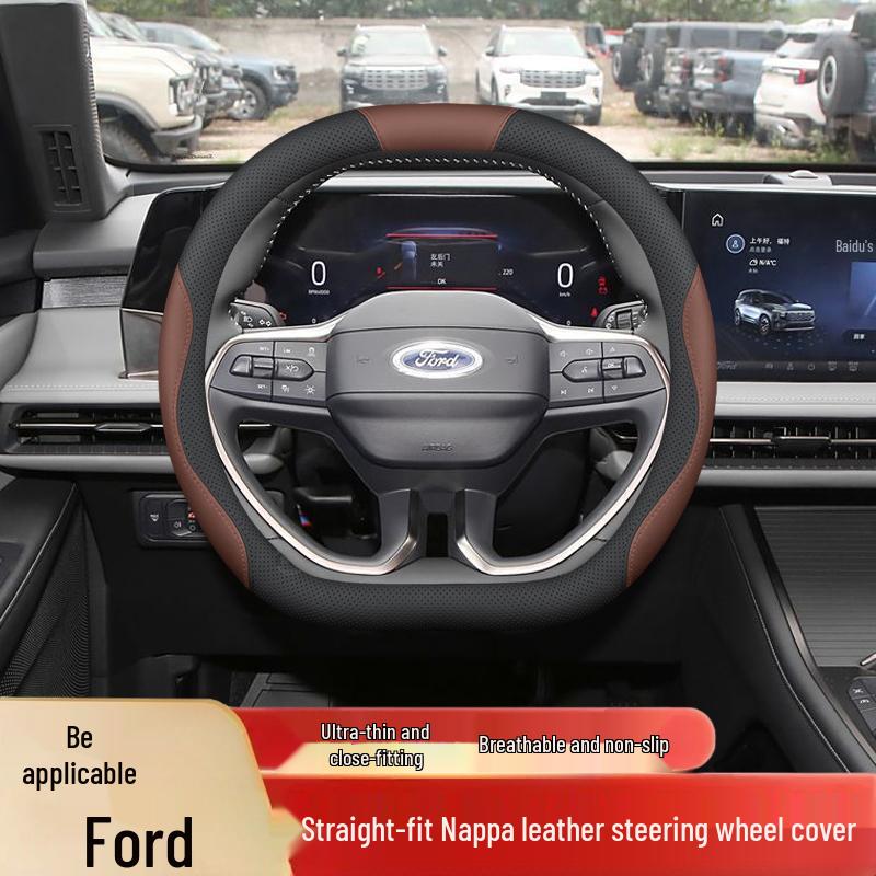2025 Ford Edge L Lenkradabdeckung: Rutschfeste, geruchlose Innenraum-Aufwertung ohne Nähen