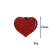 Heart-shaped Car Aromatherapy Clip Creative Rhinestone Car Air Conditioning Air Outlet Perfume Decoration Clip Car Accessories