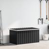 Garden Storage Box Anthracite Grey 129 X 67 X 65 Cm