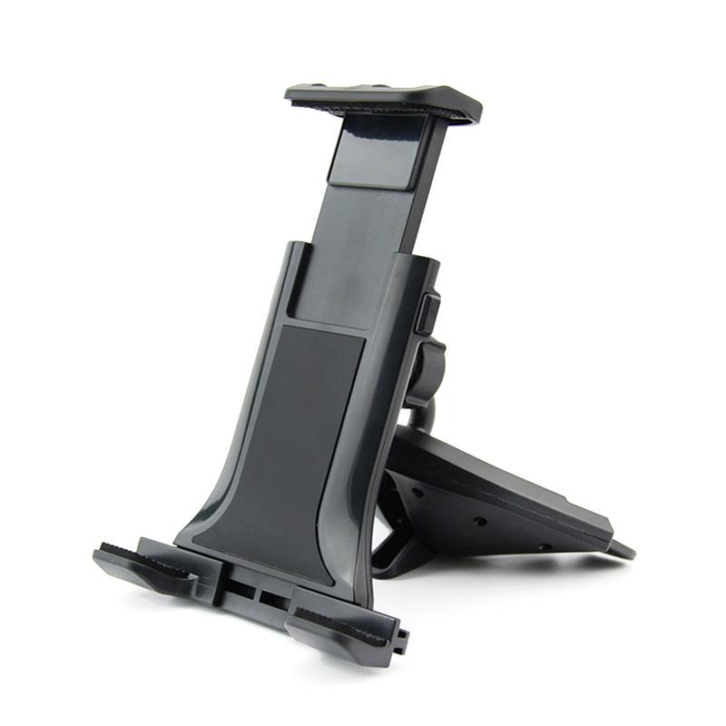 Phone Holder Car CD Slot Easy to Install Car Tablet Holder & Vent Mount CD Slot Mobile Phone Holder for Car Holding чёрный