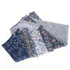 6Pcs Cotton Fabric Twill Printing Cloth       Quilting Sewing Craft 50x40cm(Pink(6 colors) )
