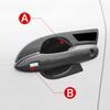 Car Outer Door Handle Bowl Cover Protection Stickers For Toyota Corolla Cross XG10    2024 2025 Hybrid Accessories