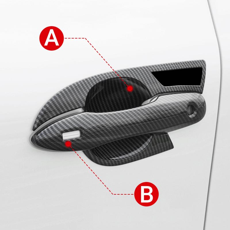 Car Outer Door Handle Bowl Cover Protection Stickers For Toyota Corolla Cross XG10    2024 2025 Hybrid Accessories