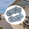 2Pcs Awning Side Covers RV Part Easy To Install Fittings Canopy Replacement for Door Shade Balcony
