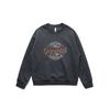 American Retro Trendy Brand Printed Round-Neck Sweatshirt for Men 2024 New Spring and Autumn Style Top Foreign Trade Men's Casual Jacket