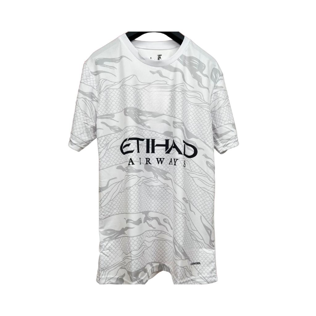 M. City. 2024/25 Dragon Year Haaland White Adult Football Jersey