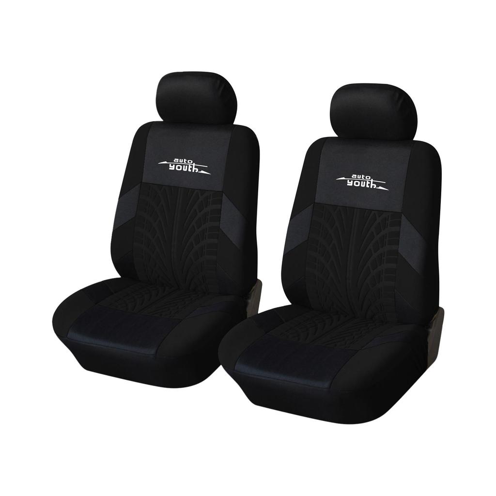 Black Complete Universal Seat Set, Front Seat Covers, Truck Seat Covers, Rear Seat Covers, Multiple Styles