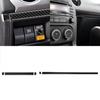 Bright Carbon Fiber Car Front Dashboard Panel Strip For Mazda MX-5 Miata 09-15
