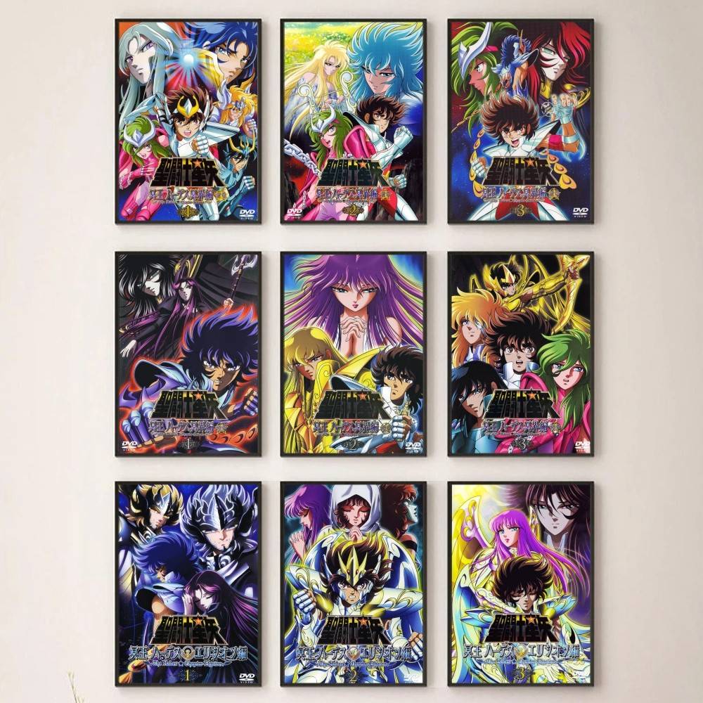 Saint Seiya The Hades Chapter - Inferno Trilogy DVD Cover Poster Bedroom Bedside Wall Decor Living Room Entrance Mural