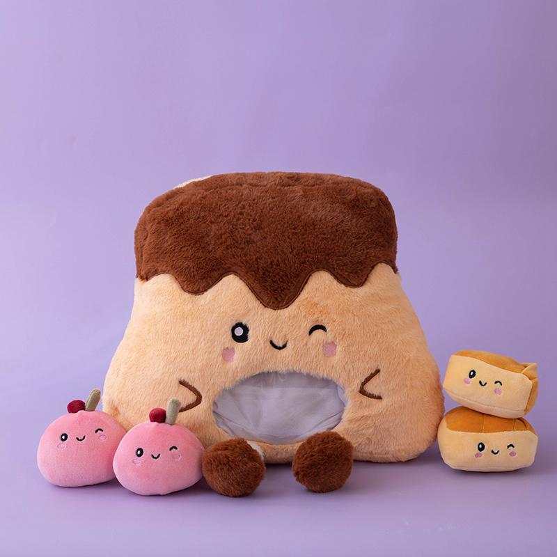 40Cm Pluche Kussen Gevuld Mini Snoepbal In IJsje Zoete Snack Pudding Zak Voedsel Pluche 40cm