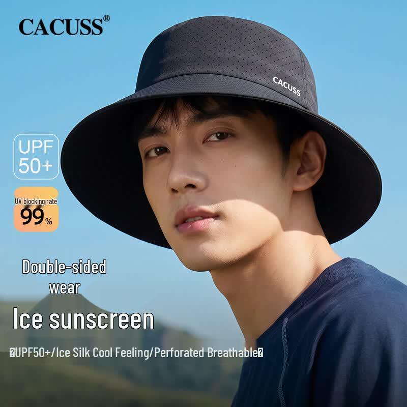 CACUSS Men s Wide Brim UV Protection Fisherman Sun Hat Large (59-61cm)