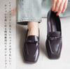 Vivian Rain Stylish Ribbon Size M Women's Shoes, Loafers, V2690AL, Beige, (23.0-23.5)