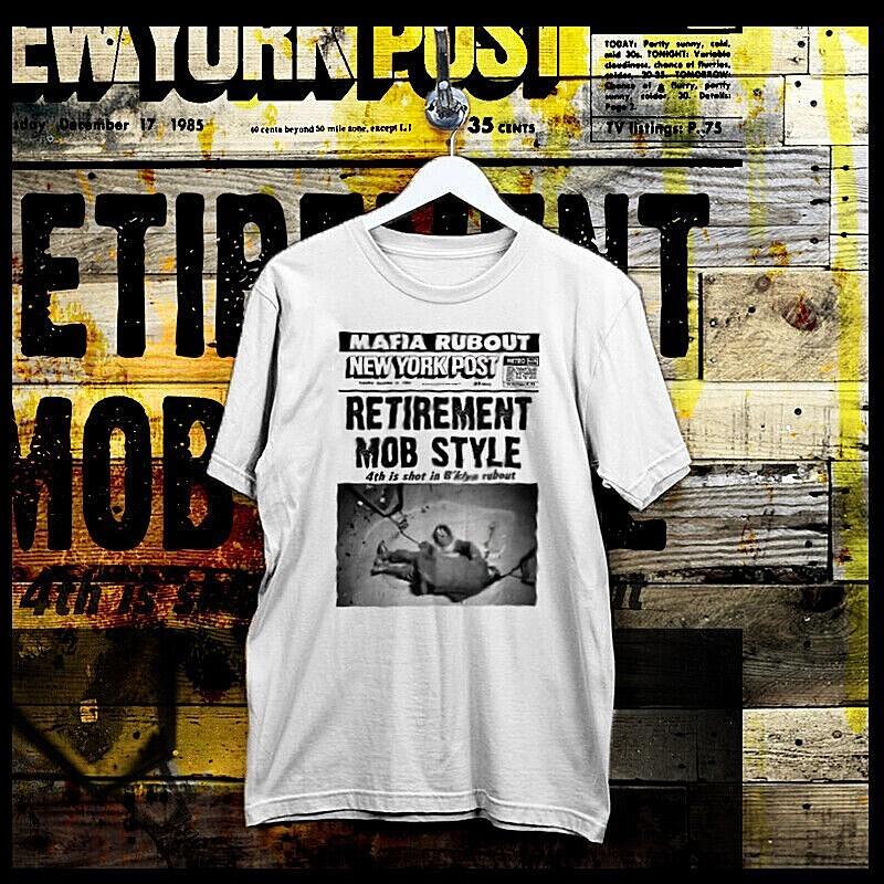 

Gangster T-shirt Mob Life John Gotti Al Capone Dillinger Luciano Mafia Rubout 4XL