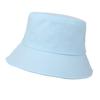 Solid color classic wide-brimmed bucket hat men's sunshade sunscreen windproof basin hat versatile ins face hat