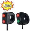 22mm Handlebar Horn and Headlight Combination Button Switch for Motorcycle E-bike Scooter Universal Refit Accessories