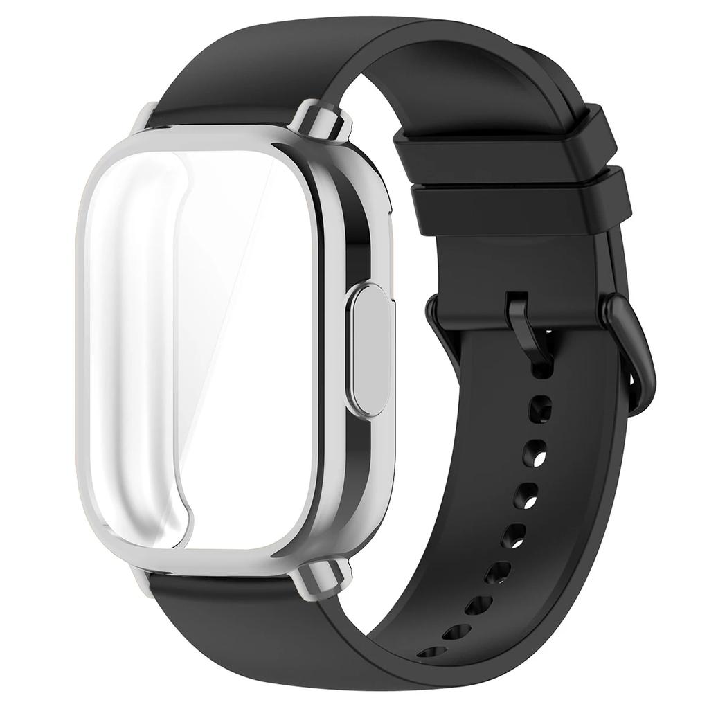 22mm Silicone Strap With Case For Xiaomi Redmi Watch 5 Active Lite Smart Watch Wrist Band And Case For Redmi Watch 5 Lite Active