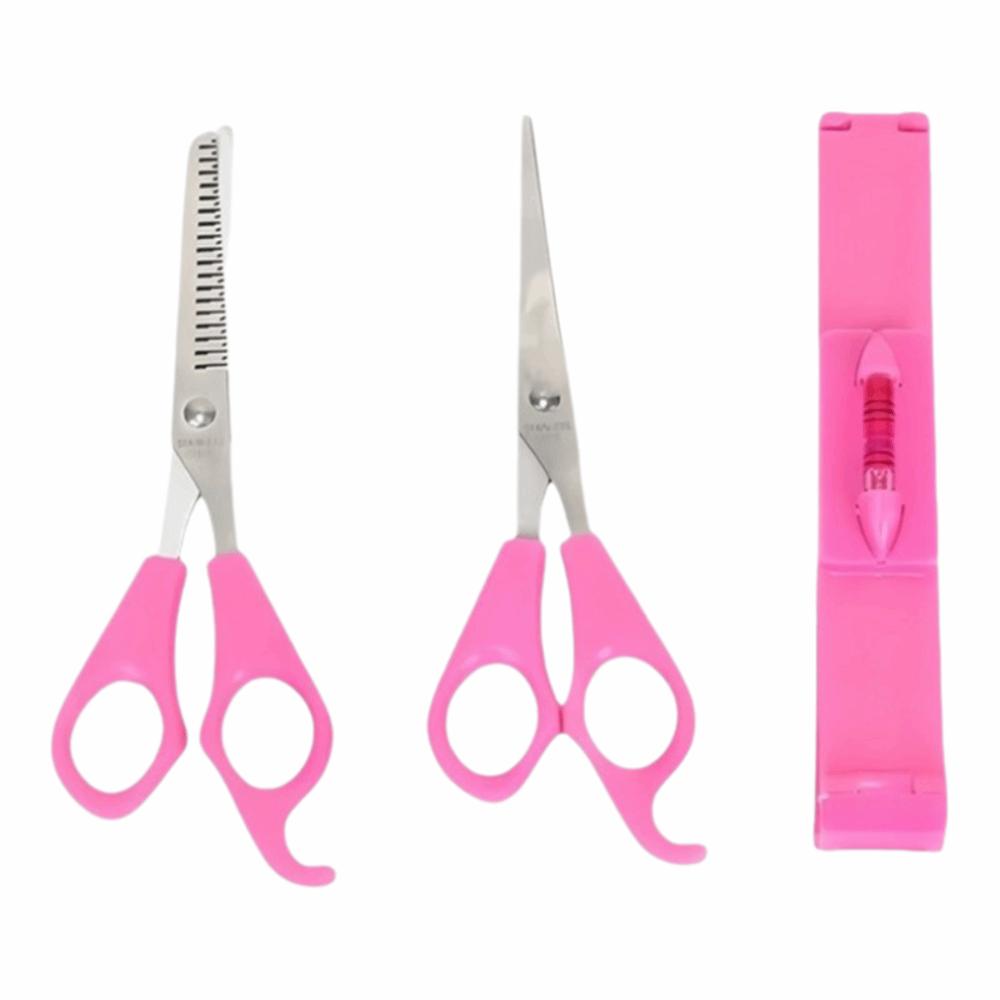 3pcs/set Precise Kids Bangs Cutting Kit Flat Tooth Hairdressing Scissors Salon