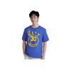 Nike Golden State Warriors Stephen Curry #30 Basketball Sports Print Short Sleeve T-Shirt Men Tops Blue CT9913-497