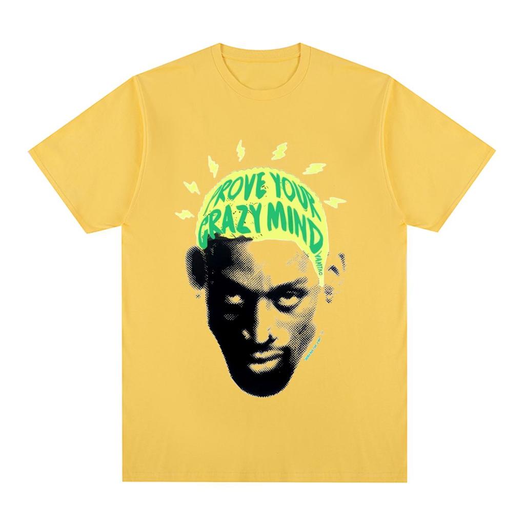 Dennis Rodman Hip Hop Vintage Tshirt Cotton Men T Shirt New Tee Tshirt Womens Tops