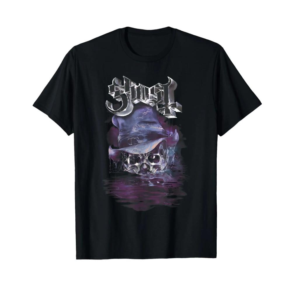 

Эксклюзивная футболка Ghost Band Rock Music Skeletour 2025 в Лиссабоне S чёрный