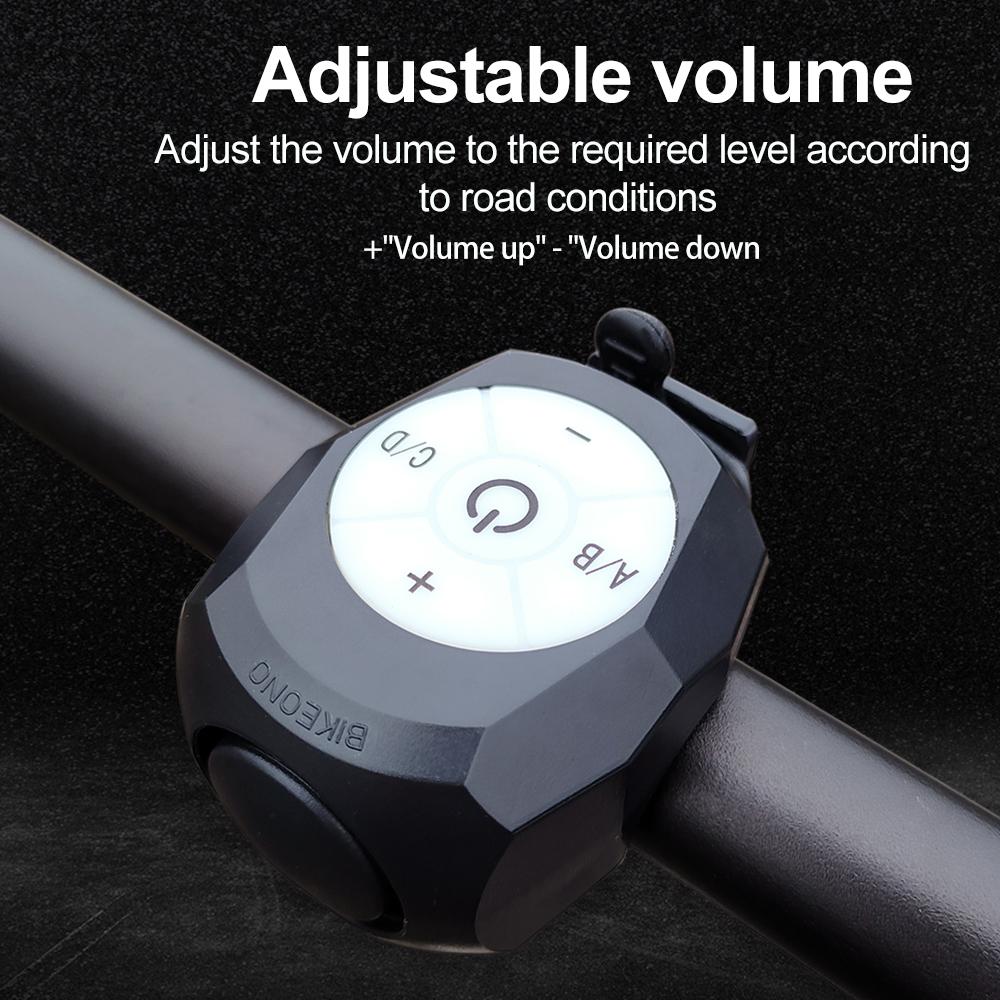 Bicycle Motorcycle Electric Bell Horn Mountain Road Cycling Anti-theft Alarm Horn Bike Accessories Loud Bell Scooter Horn