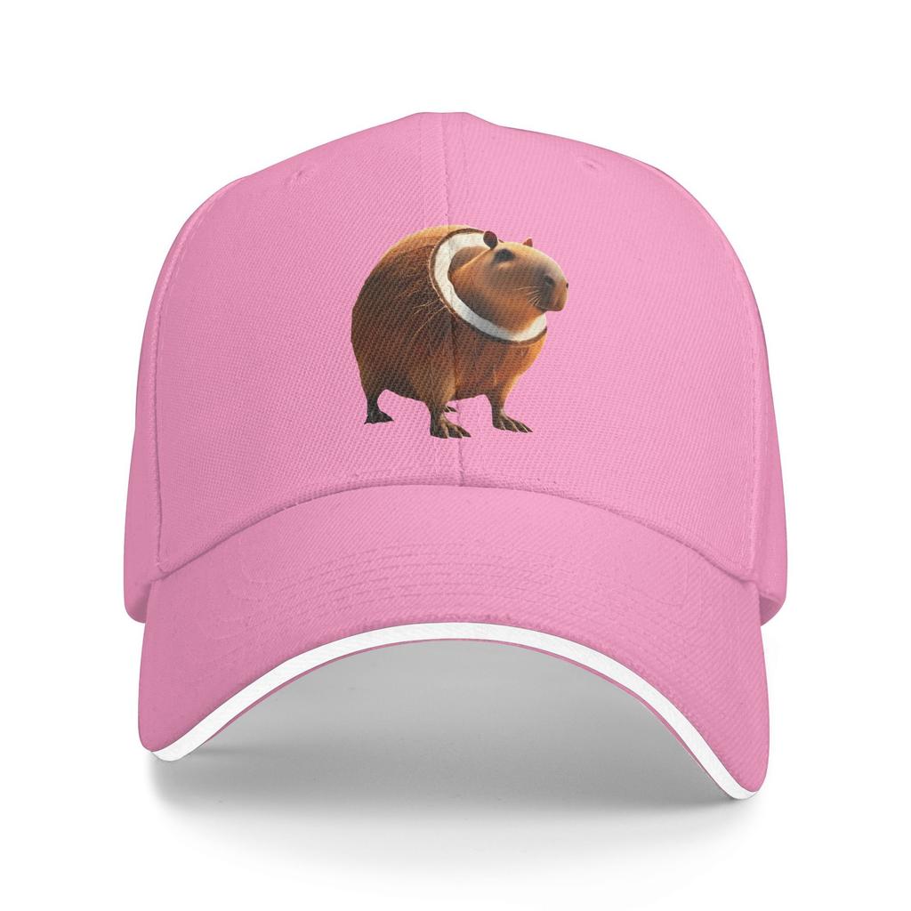 Burbaloni Luliloli Capybara Brainrot Meme Casual Baseball Cap Hiking Fishing Trucker Hat Summer Wholesale Print Baseball Caps