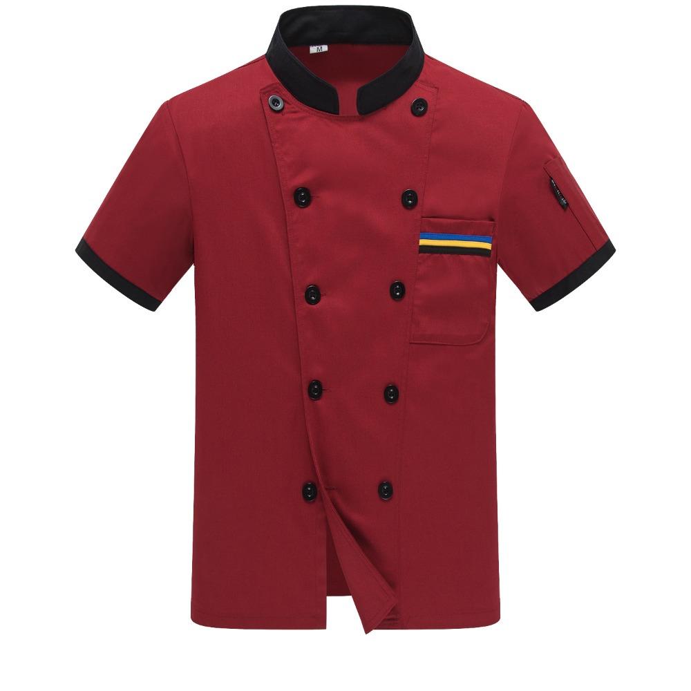 Catering and Restaurant Canteen Kitchen Short-sleeved Cake Teacher Work Clothes Bakery Pastry Chef Clothes Long-sleeved